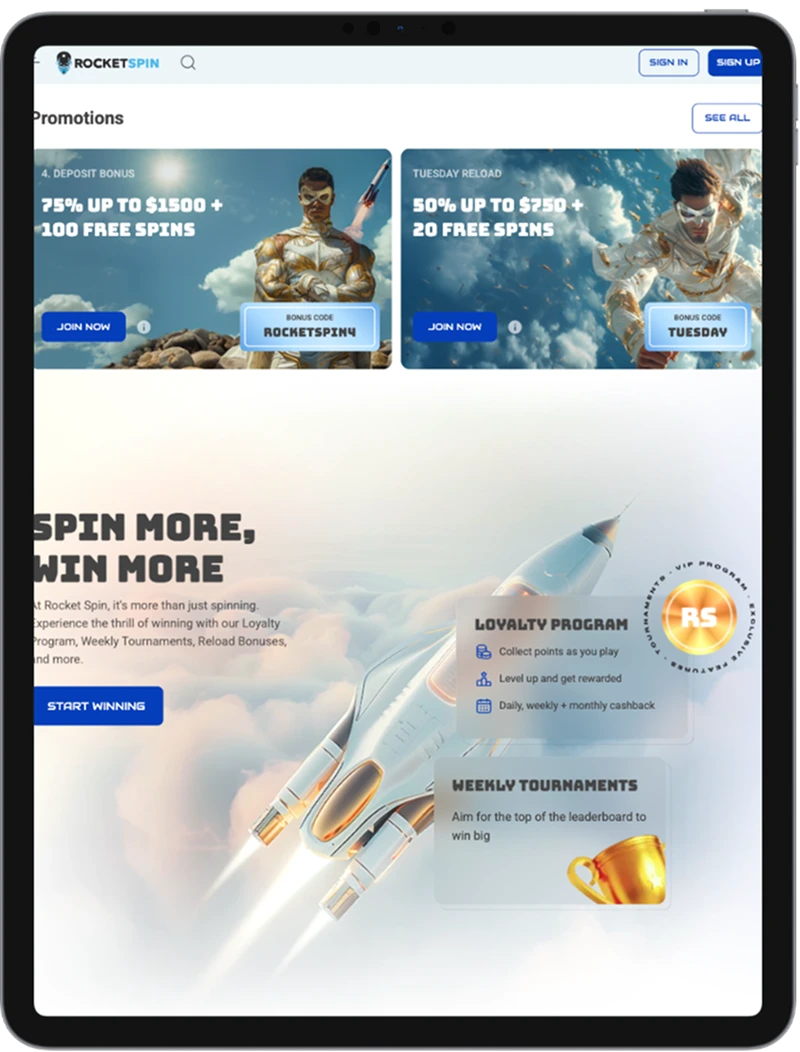 Rocket Spin Casino app