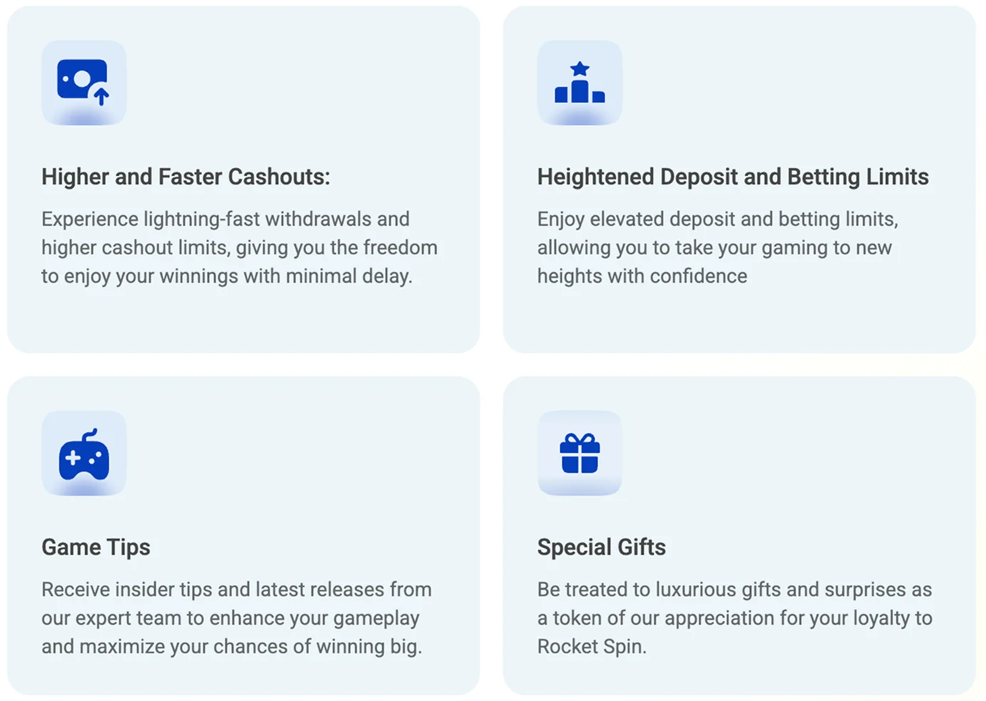 Rocket Spin Casino VIP